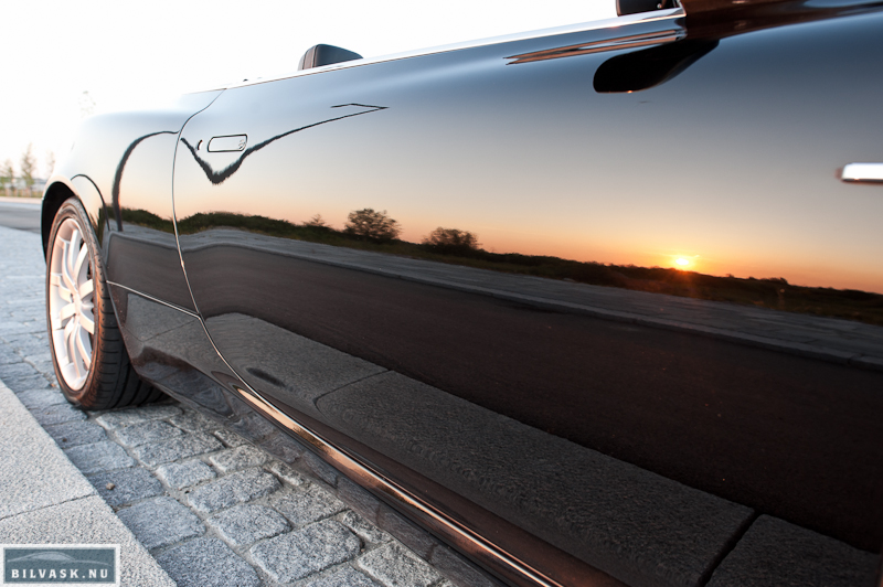 Aston Martin side efter Karma Car Care polering 